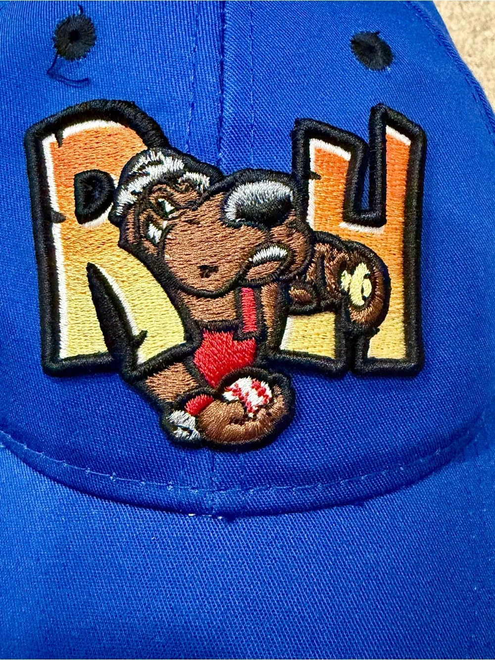 Youth Midland Rockhounds Hat Baseball Cap Blue MiLB Strap-back Adjustable